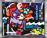 DOWNTOWN GIRL - Mixed Media Original