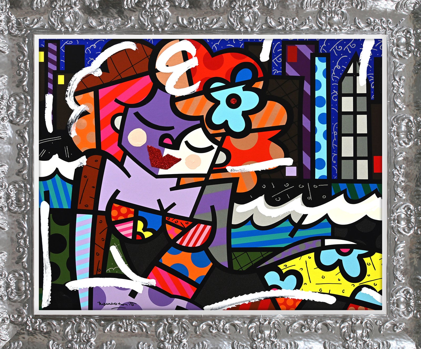 Downtown Girl - Mixed Media Original