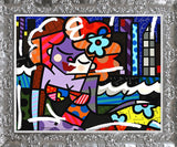 DOWNTOWN GIRL - Mixed Media Original