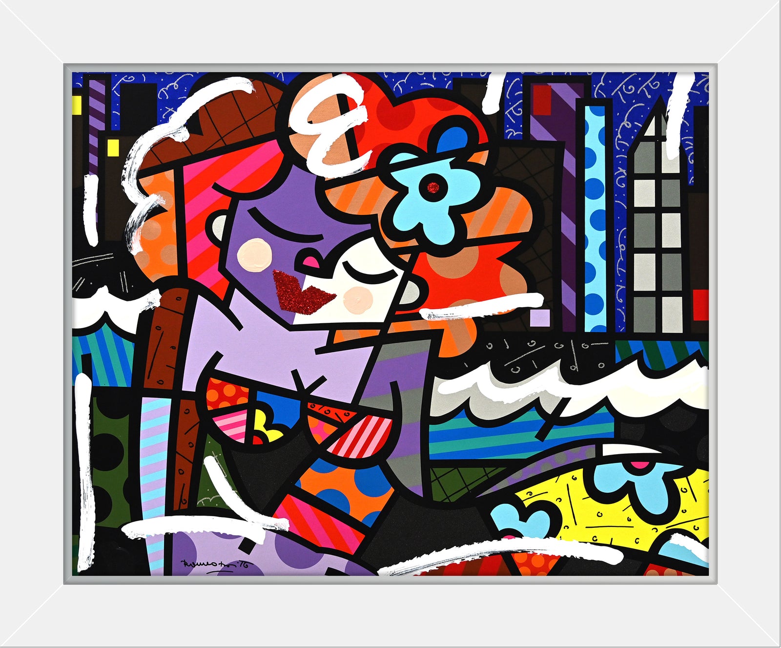 Downtown Girl - Mixed Media Original