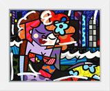 DOWNTOWN GIRL - Mixed Media Original