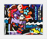 DOWNTOWN GIRL - Mixed Media Original