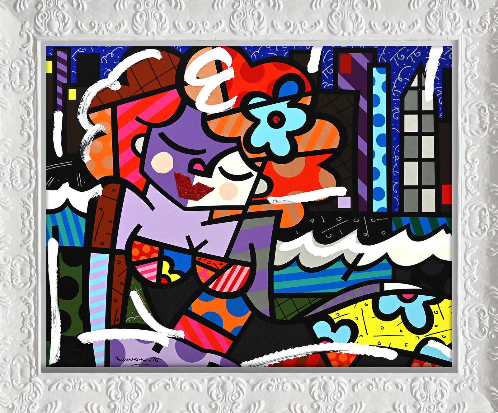 Downtown Girl - Mixed Media Original