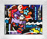 DOWNTOWN GIRL - Mixed Media Original