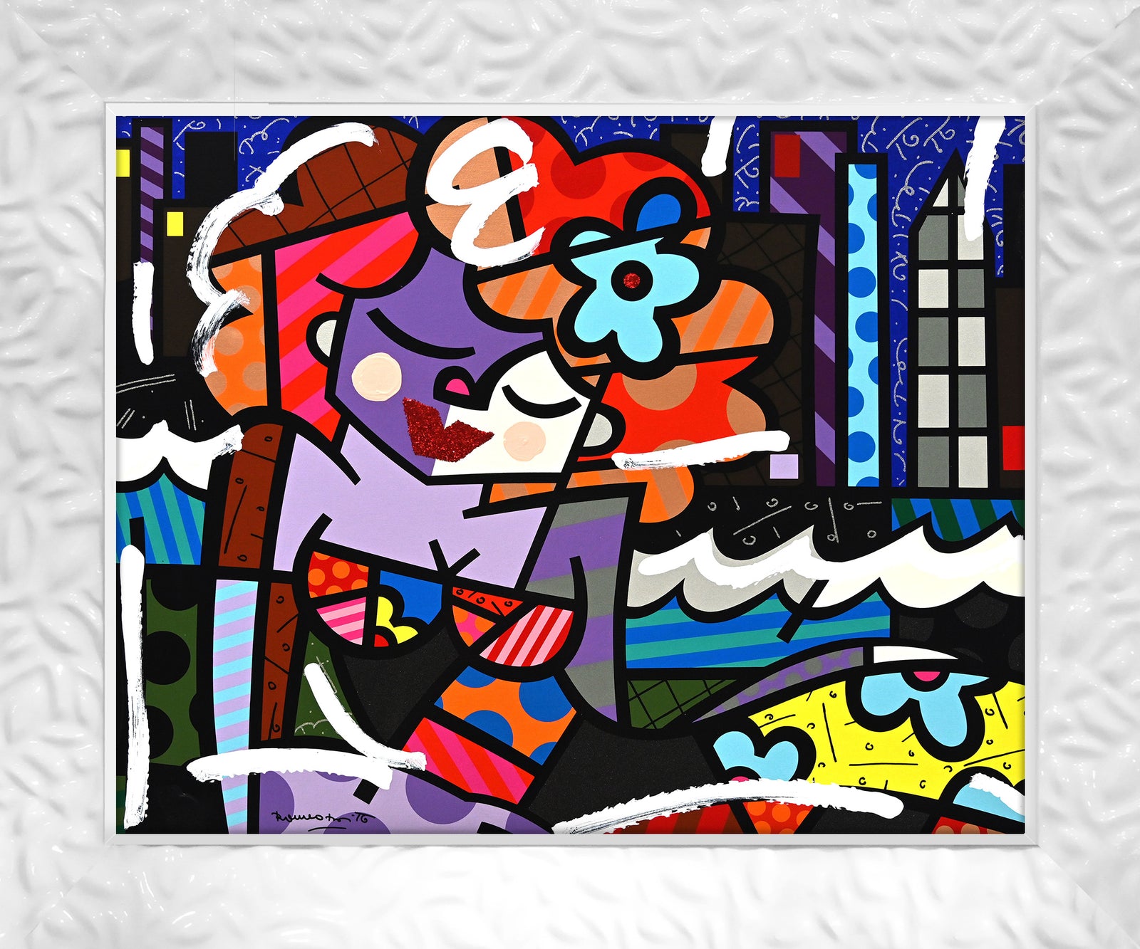 Downtown Girl - Mixed Media Original