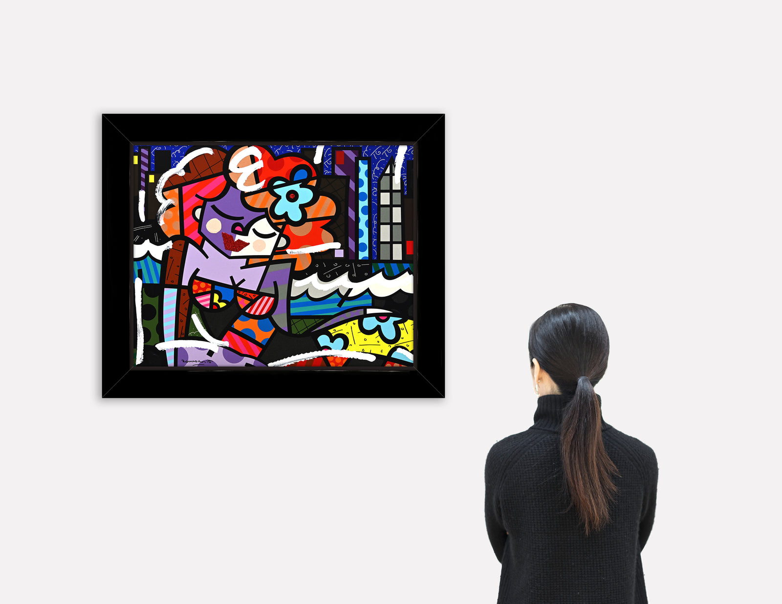 Downtown Girl - Mixed Media Original