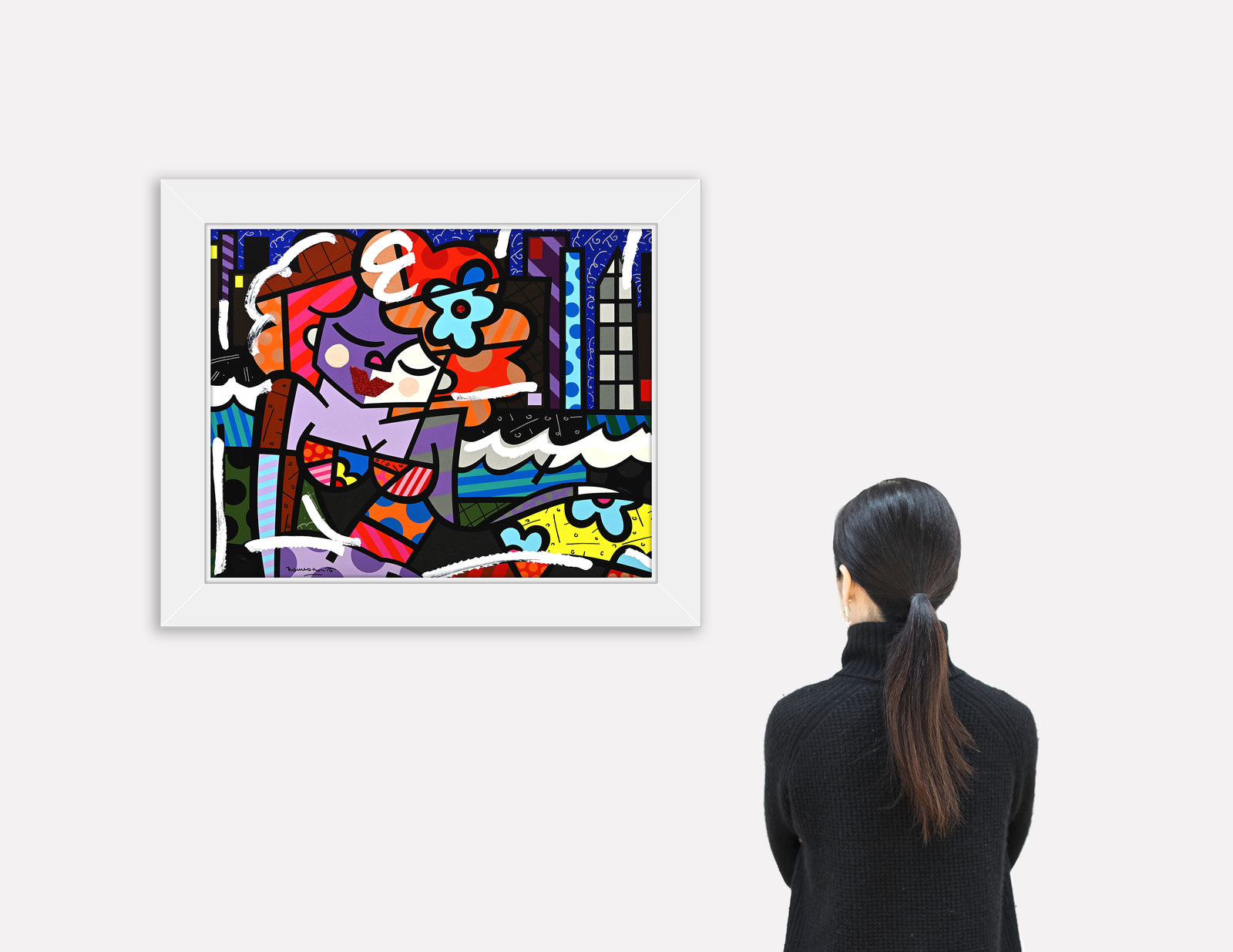 Downtown Girl - Mixed Media Original