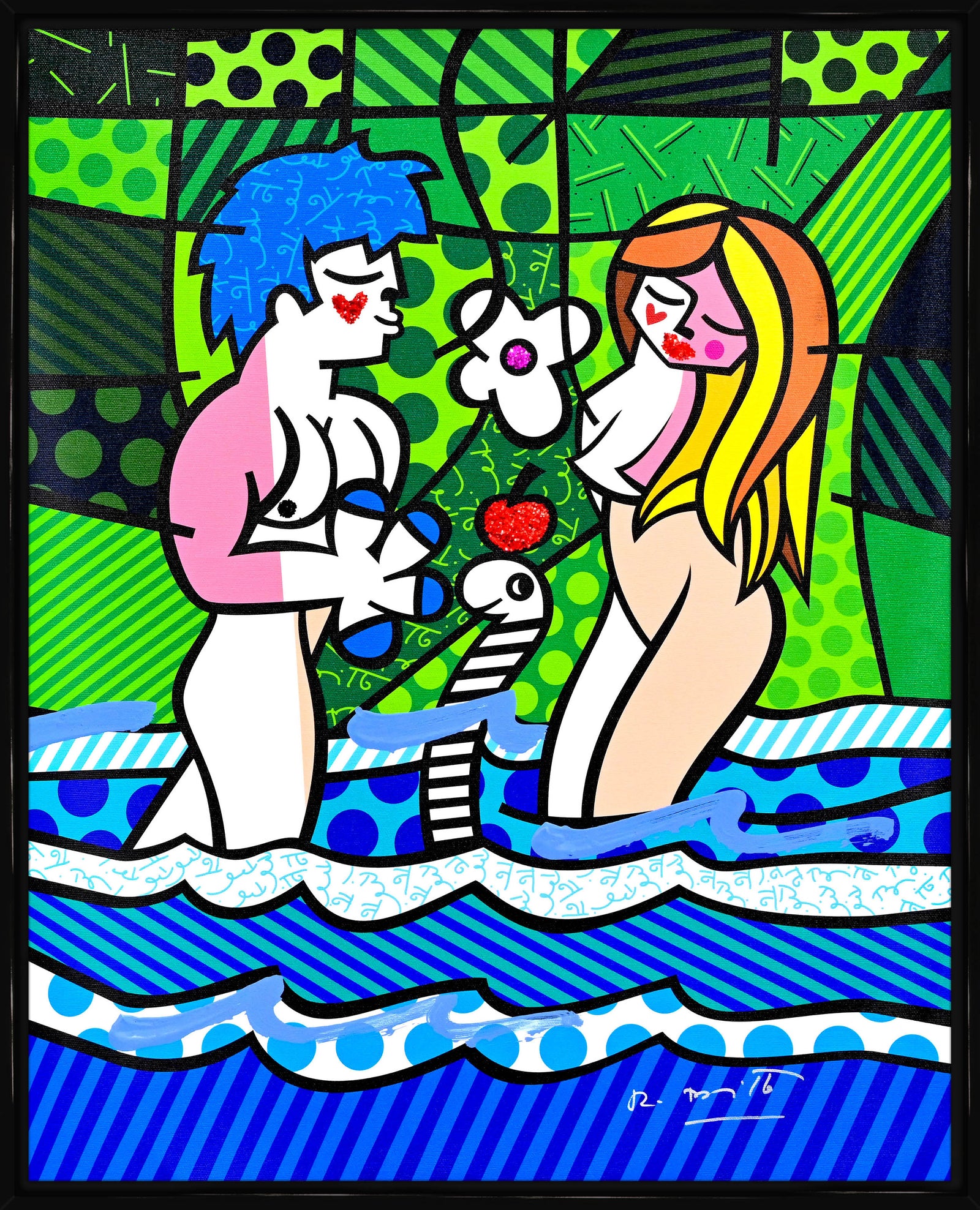 EVE & ADAM - Mixed Media Original