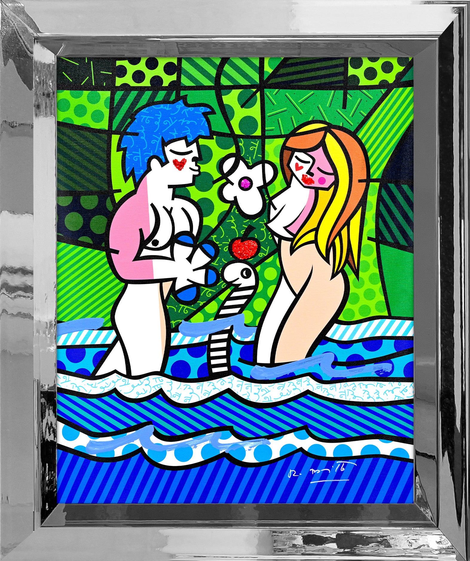 EVE & ADAM - Mixed Media Original