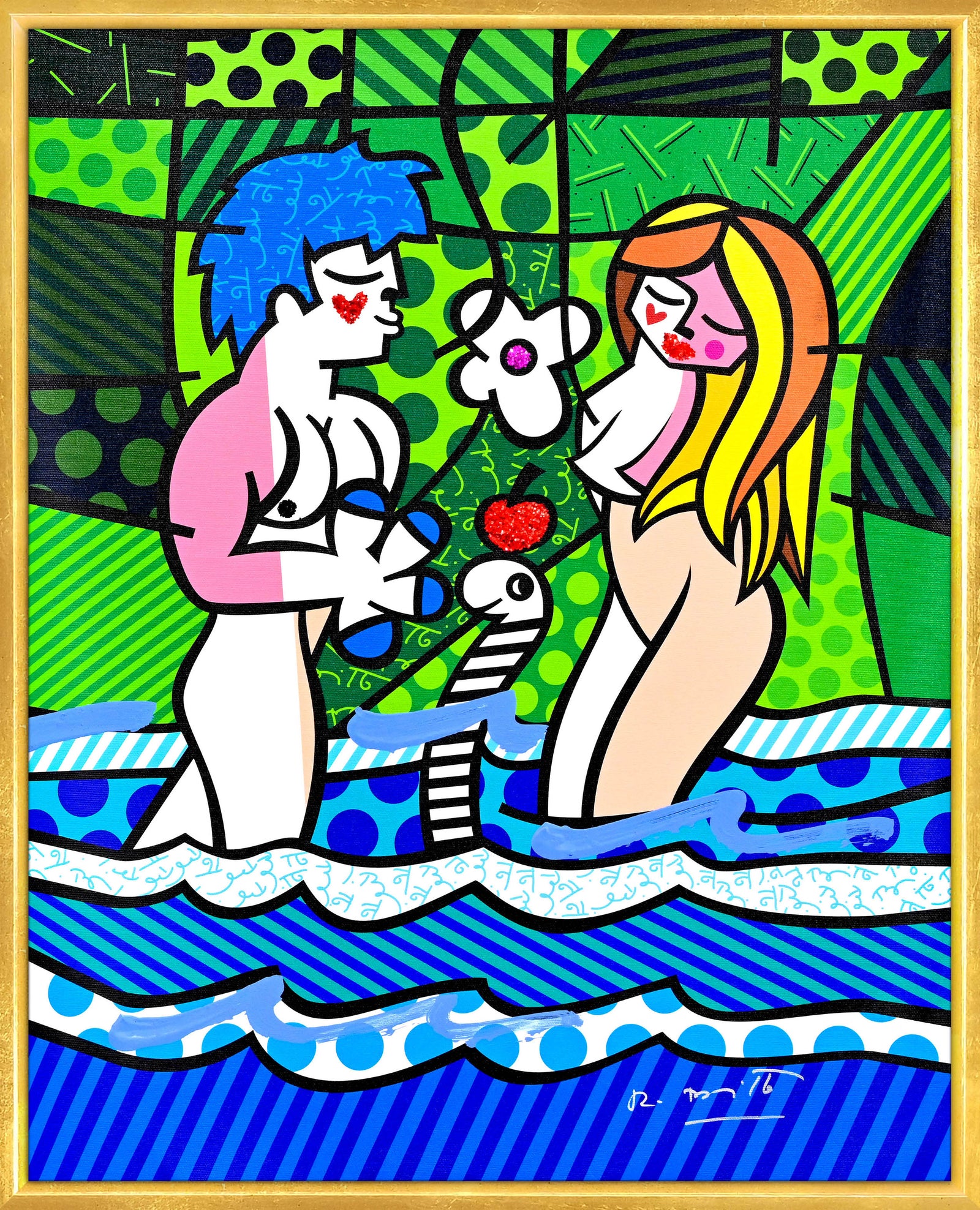 EVE & ADAM - Mixed Media Original