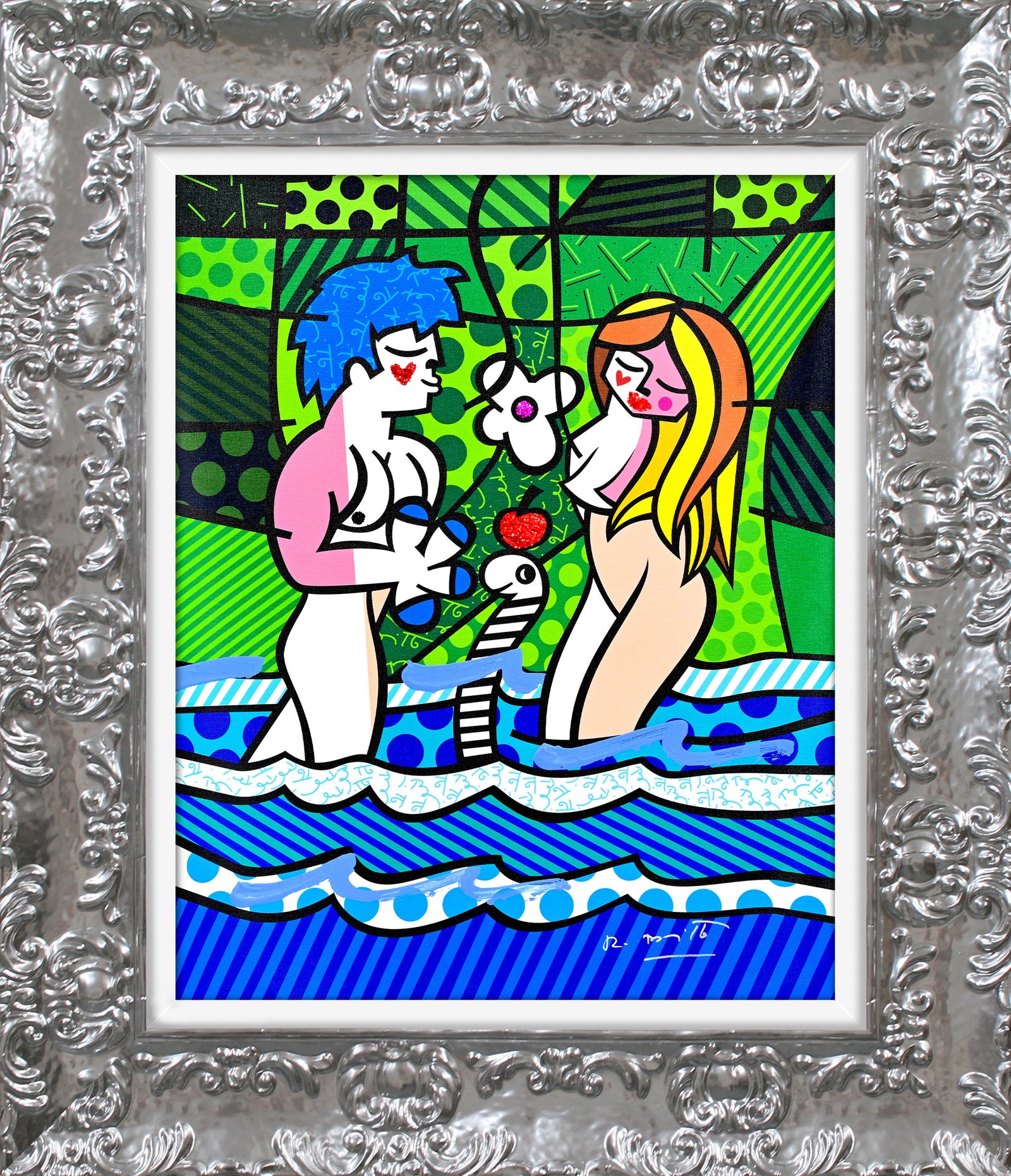 EVE & ADAM - Mixed Media Original