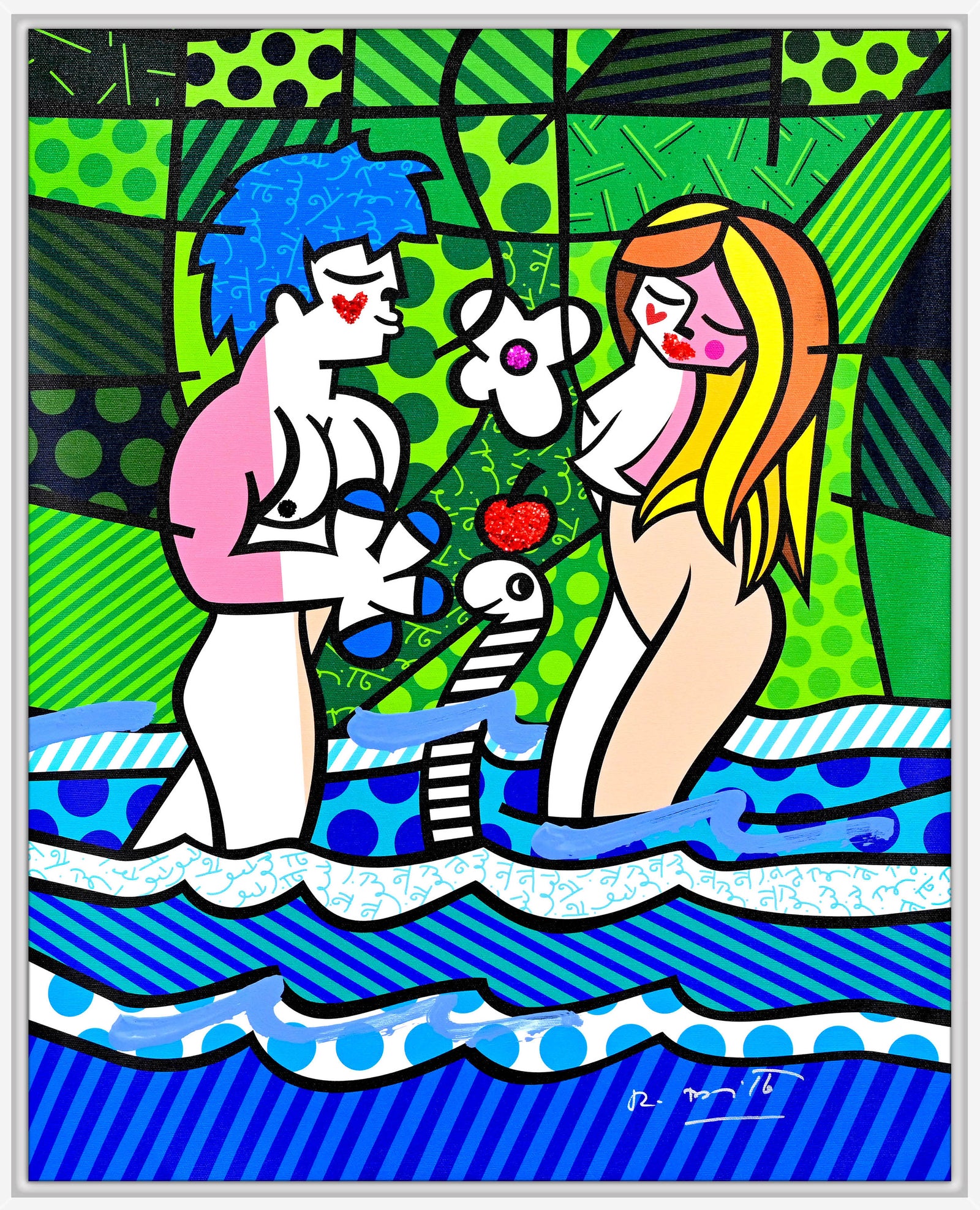 EVE & ADAM - Mixed Media Original