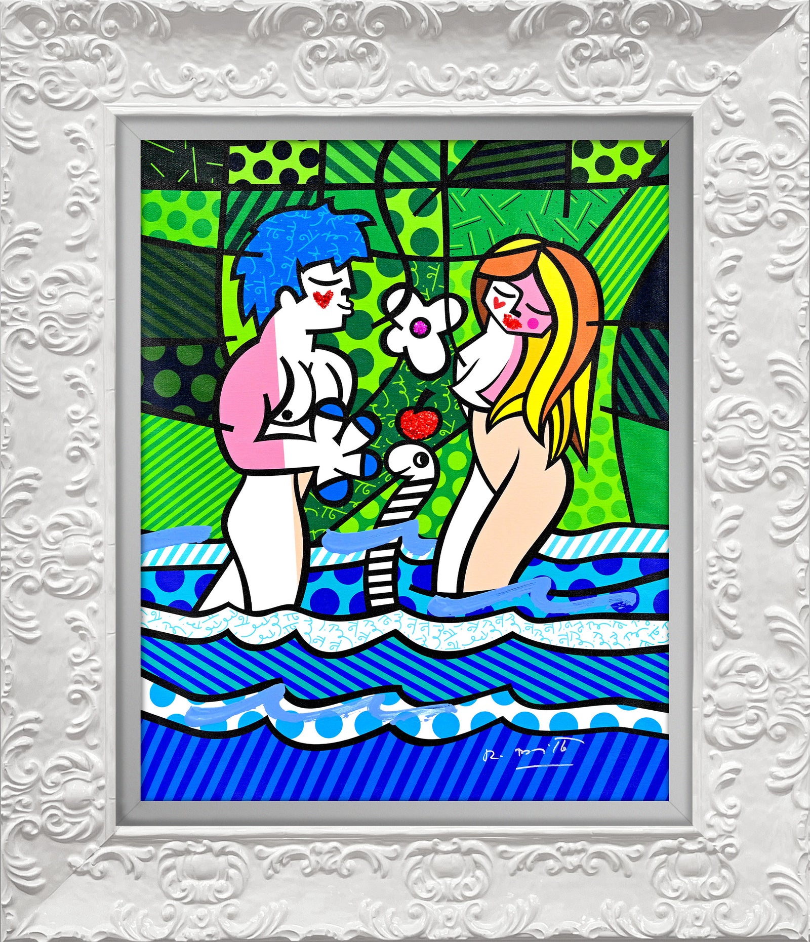 EVE & ADAM - Mixed Media Original