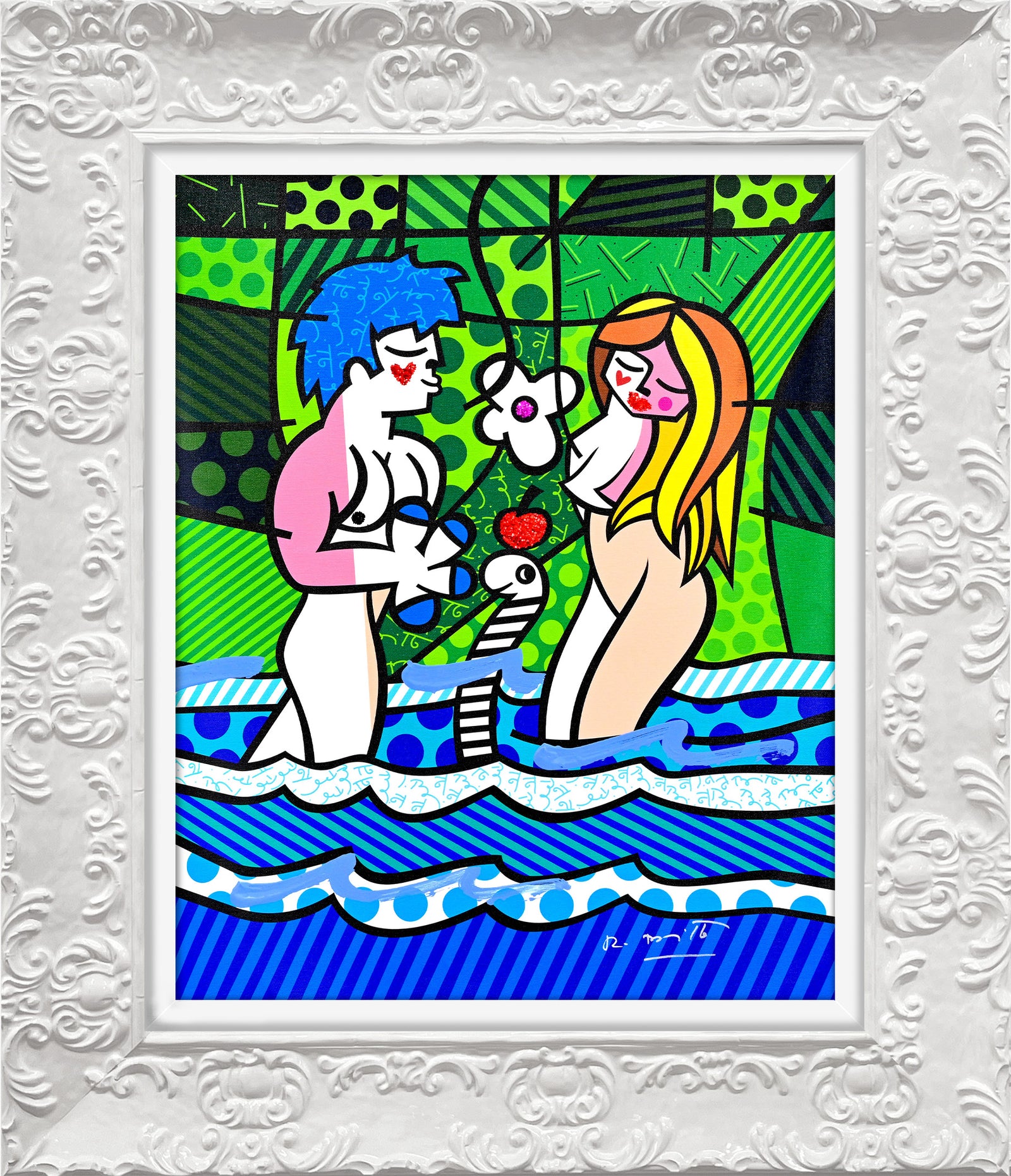 EVE & ADAM - Mixed Media Original