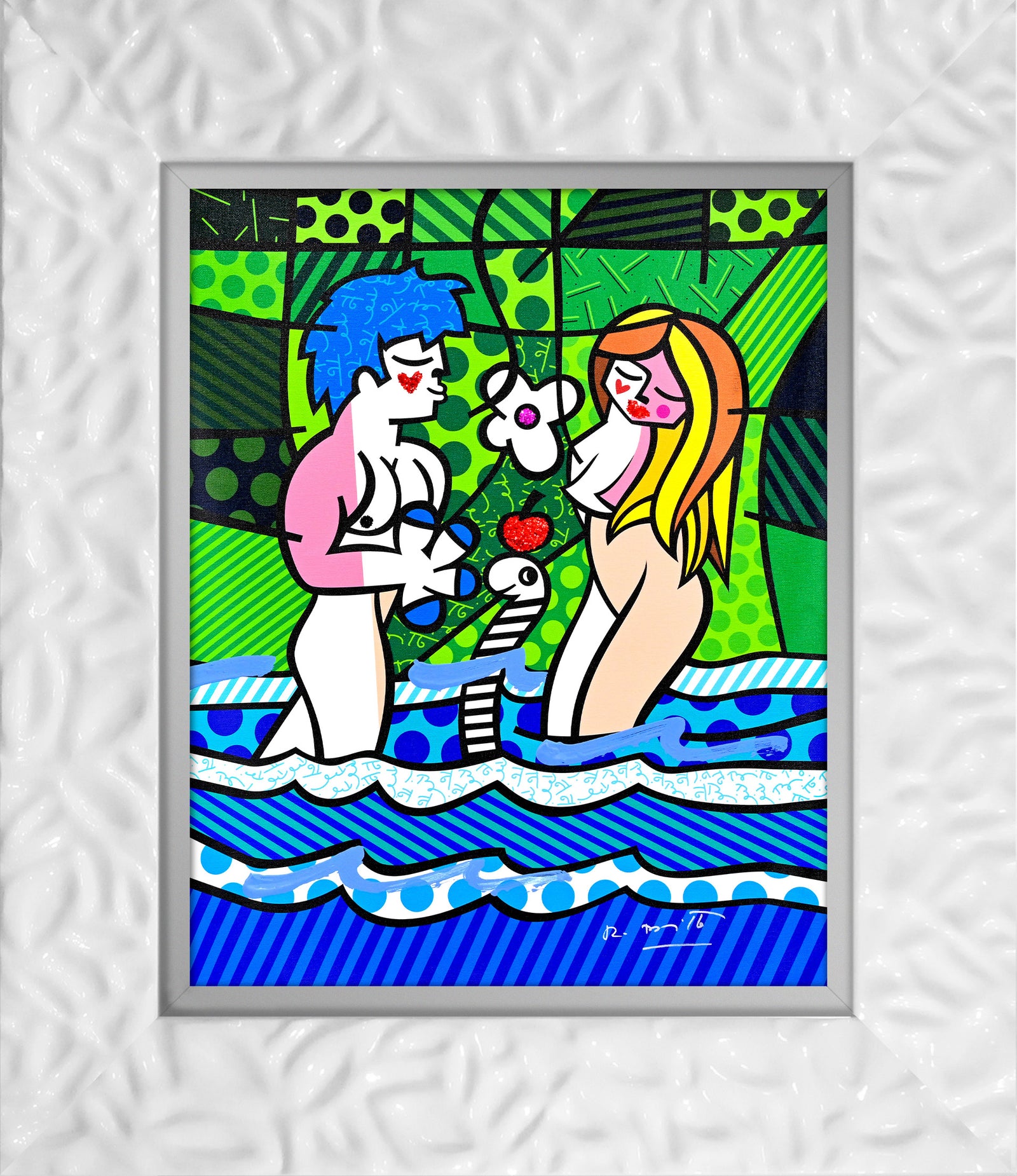 EVE & ADAM - Mixed Media Original