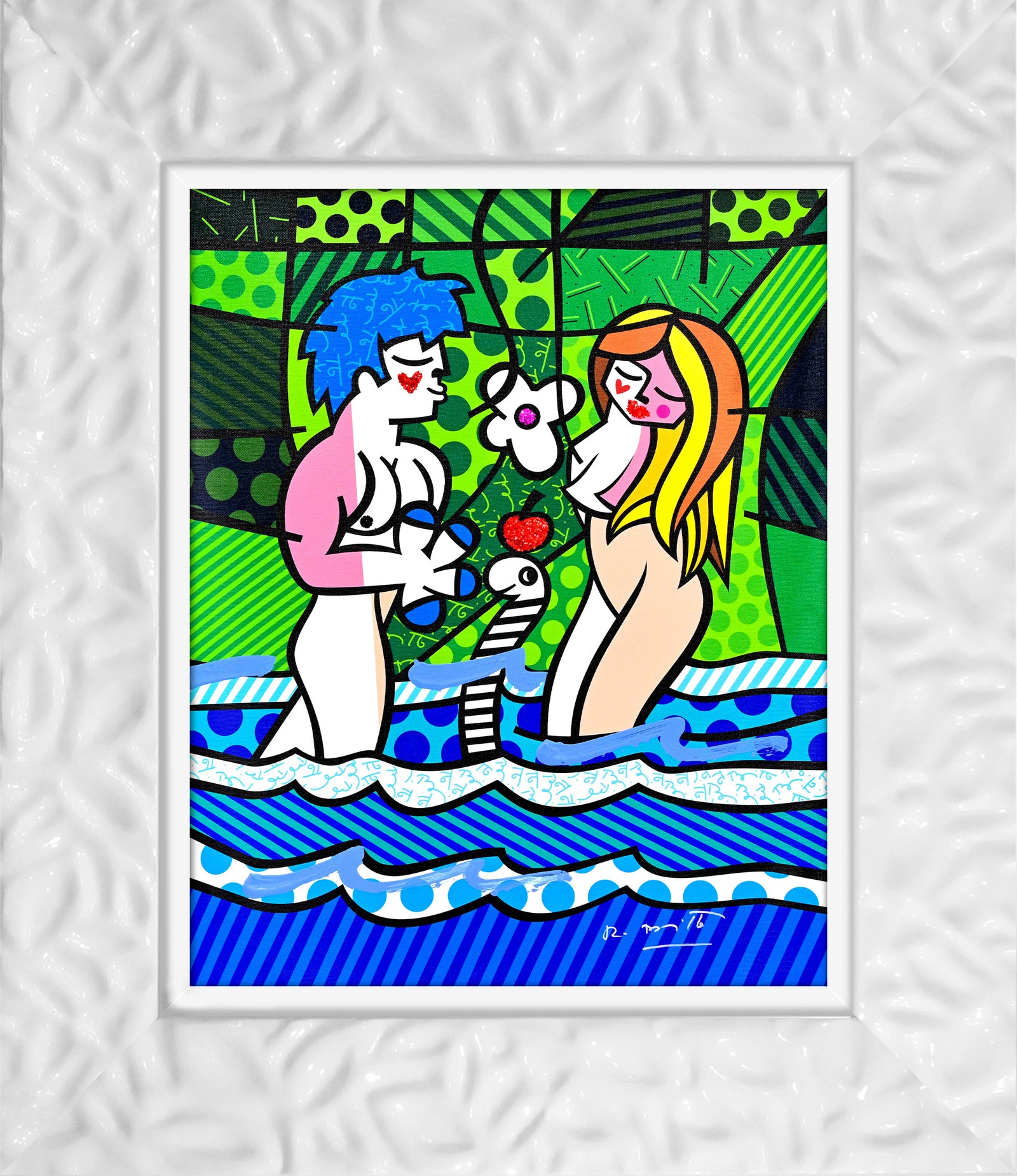 EVE & ADAM - Mixed Media Original