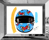 FLYING HEART RIDER -  Mixed Media Original