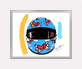 FLYING HEART RIDER -  Mixed Media Original