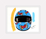 FLYING HEART RIDER -  Mixed Media Original