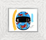 FLYING HEART RIDER -  Mixed Media Original