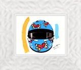 FLYING HEART RIDER -  Mixed Media Original