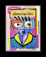 SWISS LADY - Mixed Media Original