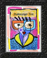 SWISS LADY - Mixed Media Original