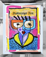 SWISS LADY - Mixed Media Original