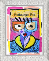 SWISS LADY - Mixed Media Original