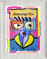 SWISS LADY - Mixed Media Original