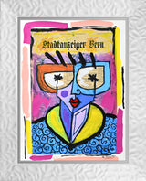 SWISS LADY - Mixed Media Original