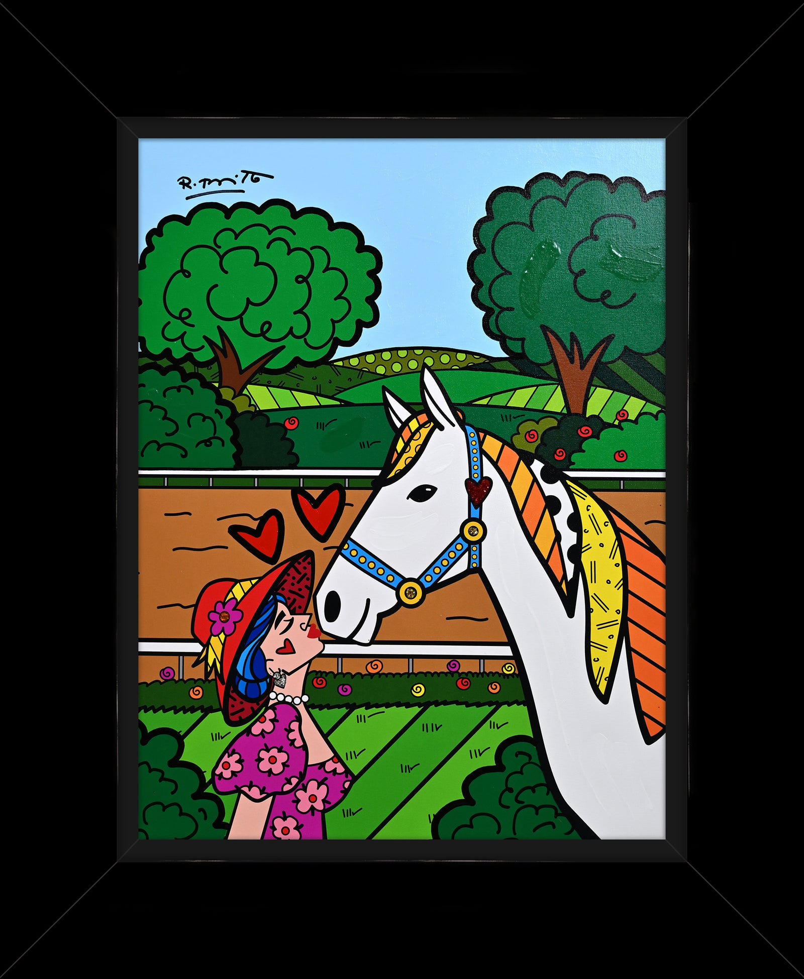 Derby Love - Mixed Media Original