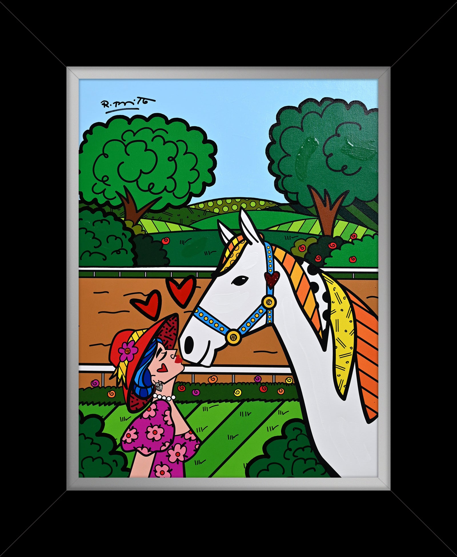 Derby Love - Mixed Media Original