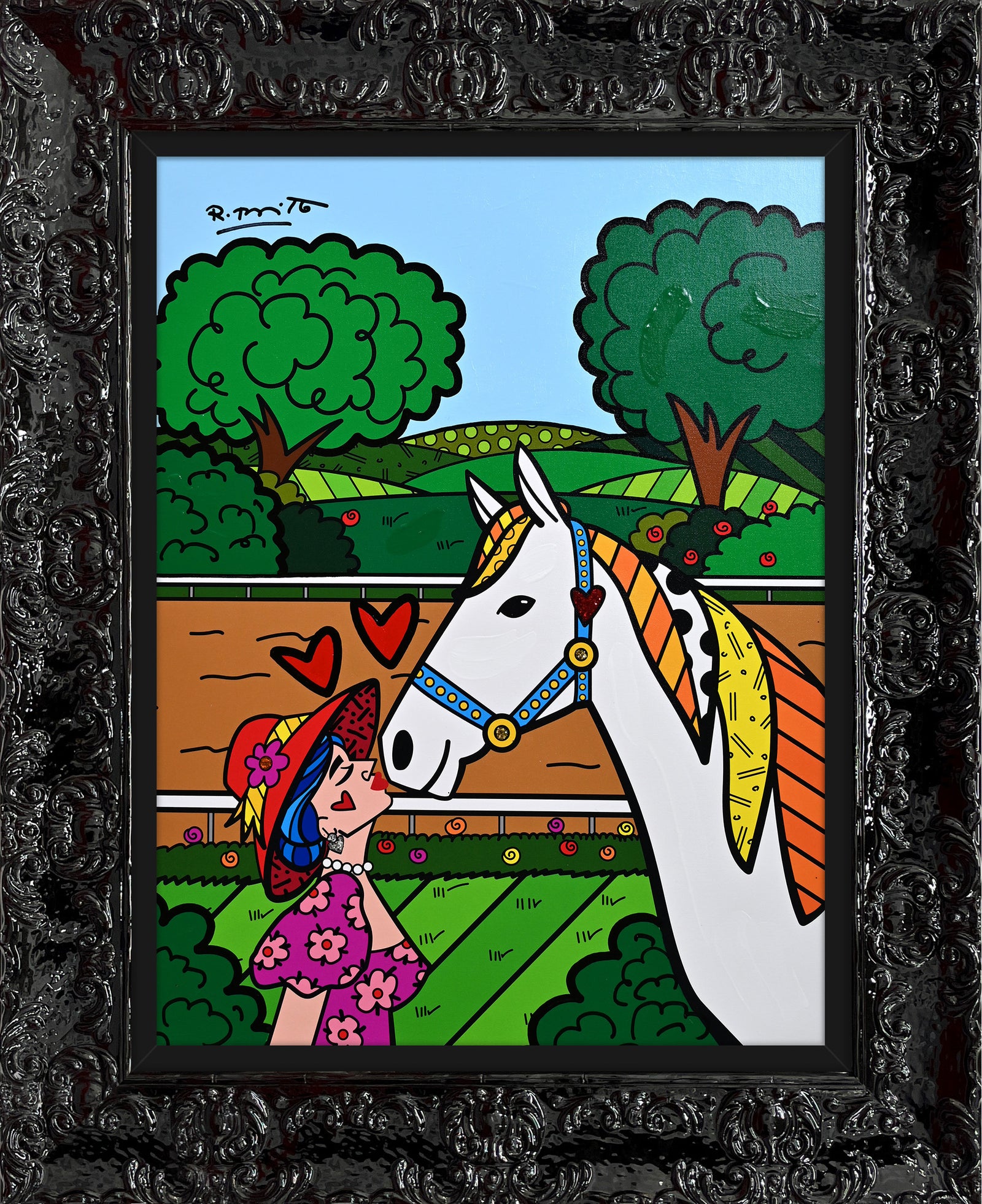 Derby Love - Mixed Media Original