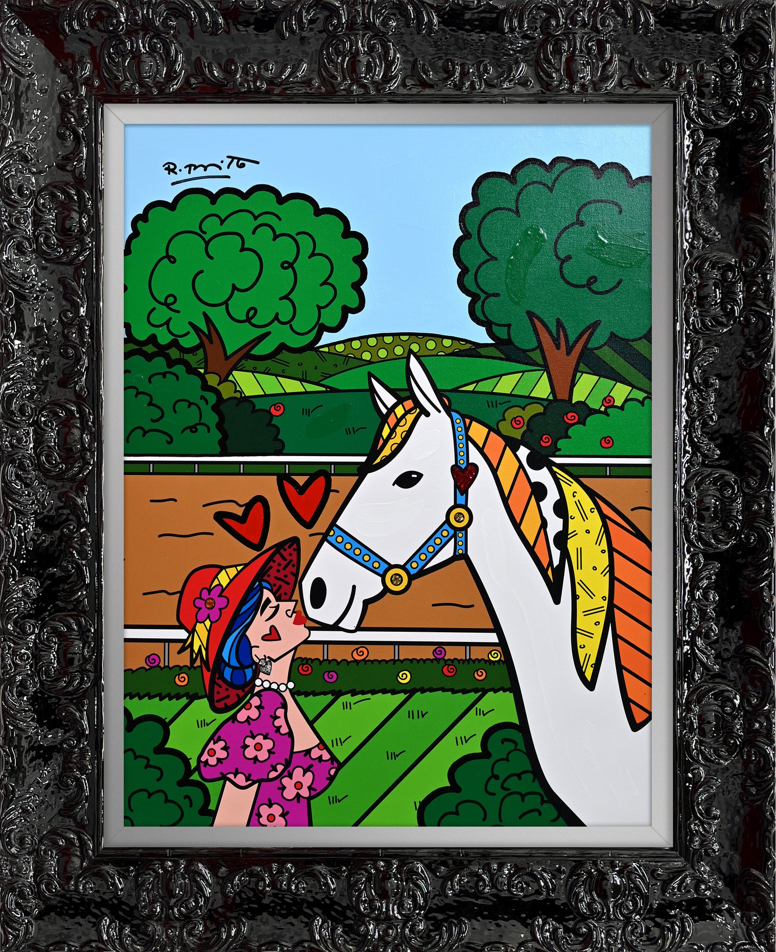 Derby Love - Mixed Media Original