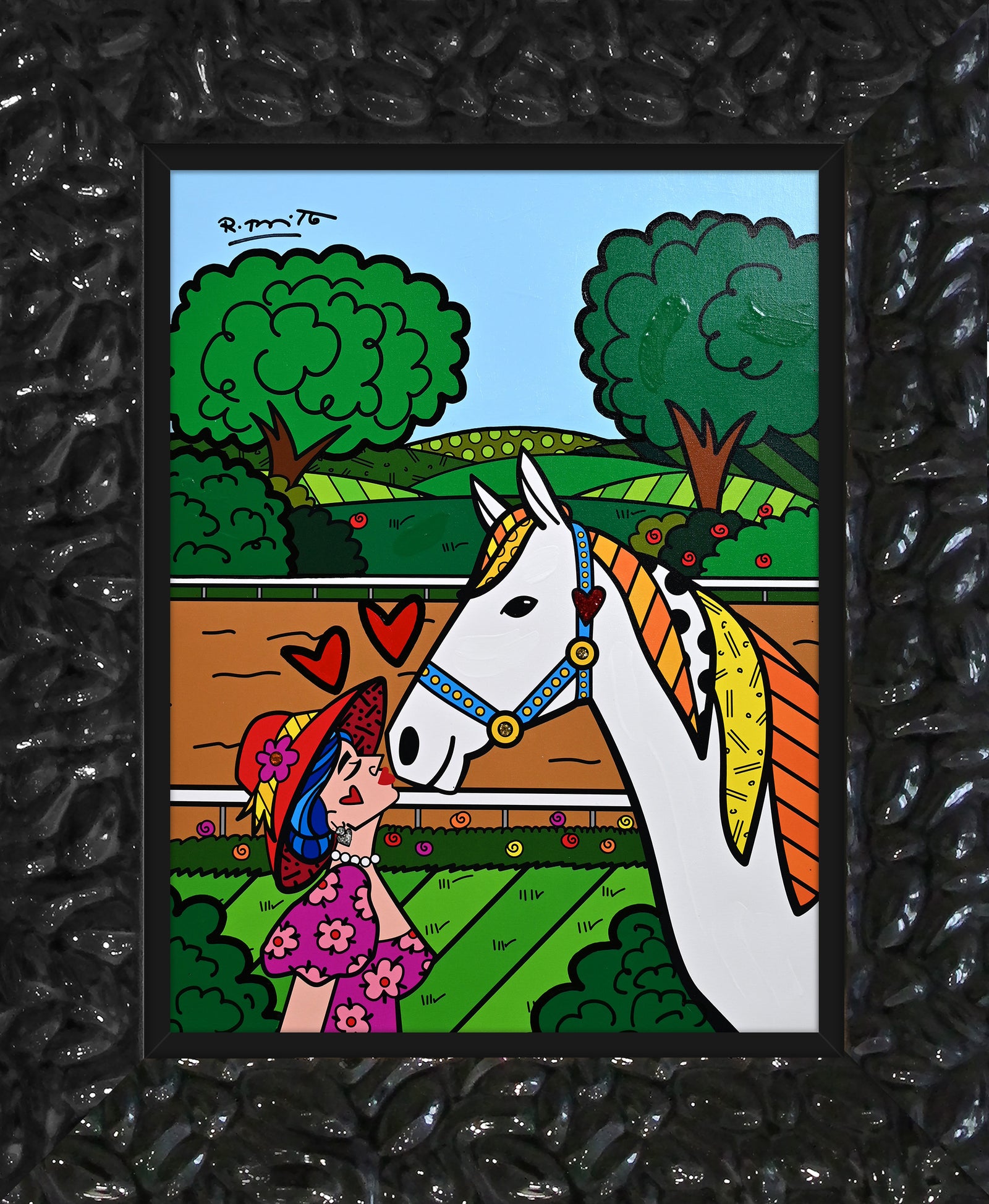 Derby Love - Mixed Media Original