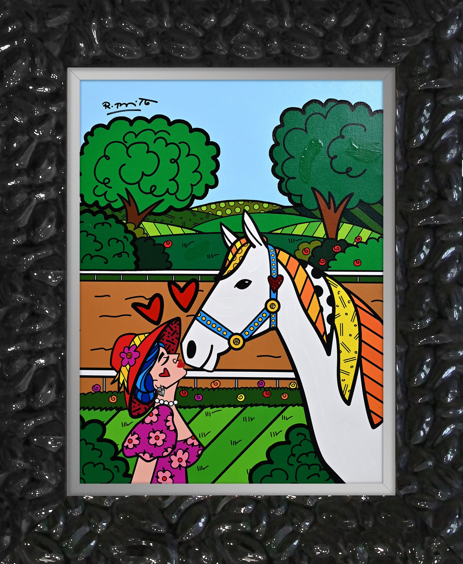 Derby Love - Mixed Media Original