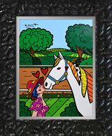DERBY LOVE -  Mixed Media Original