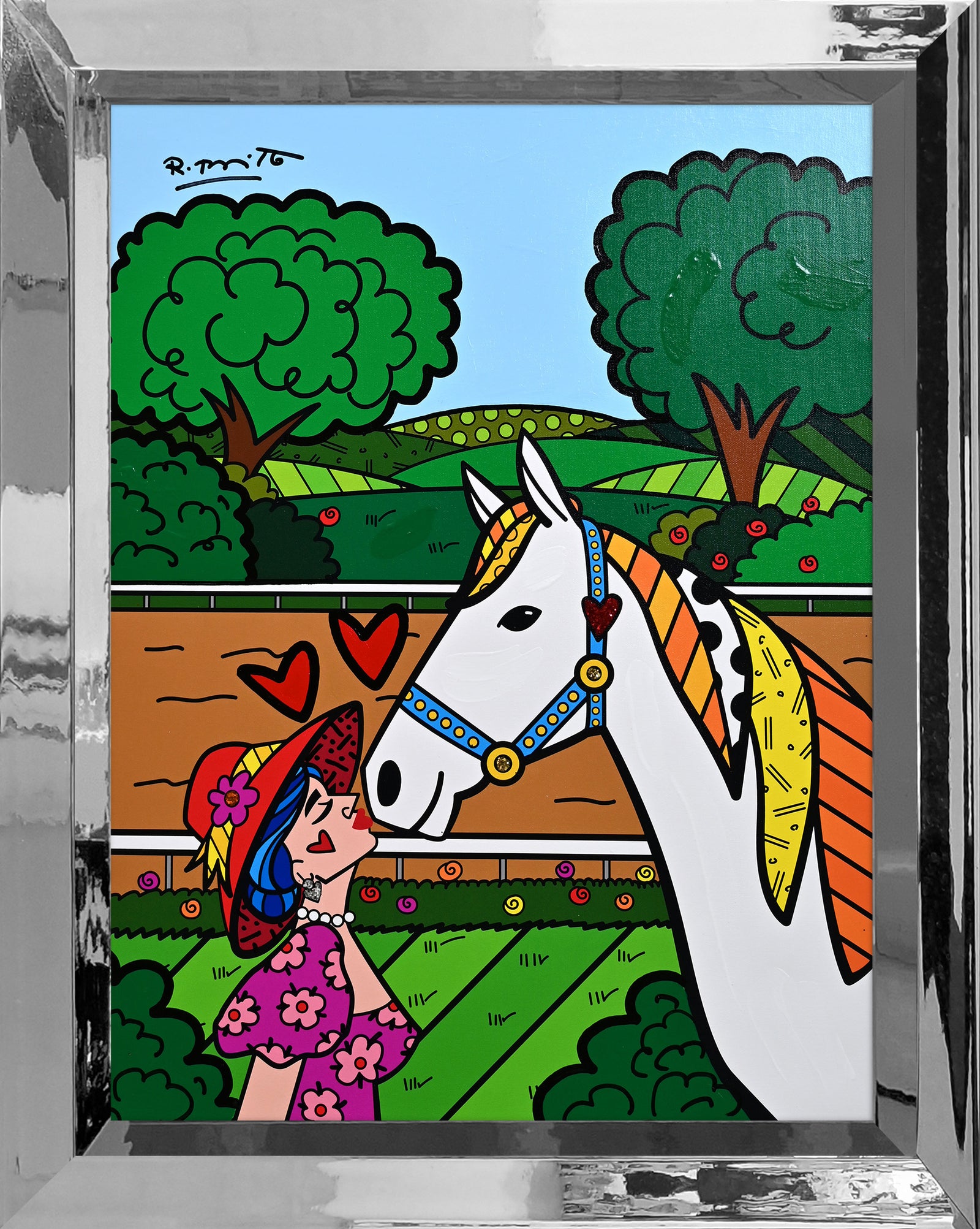 Derby Love - Mixed Media Original