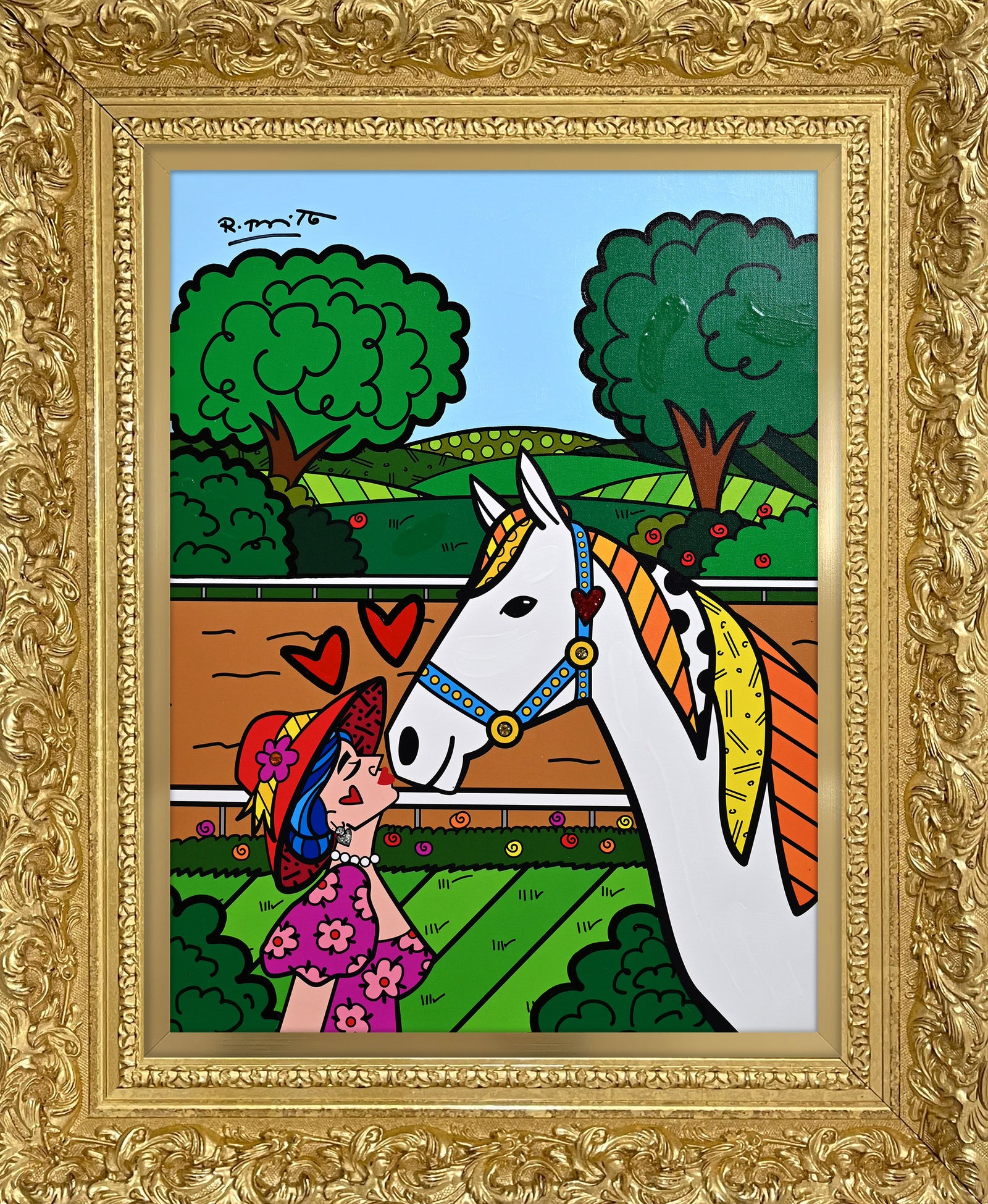 Derby Love - Mixed Media Original