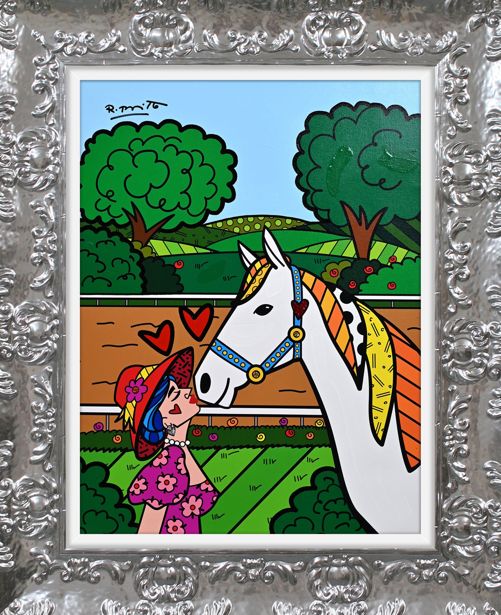 Derby Love - Mixed Media Original