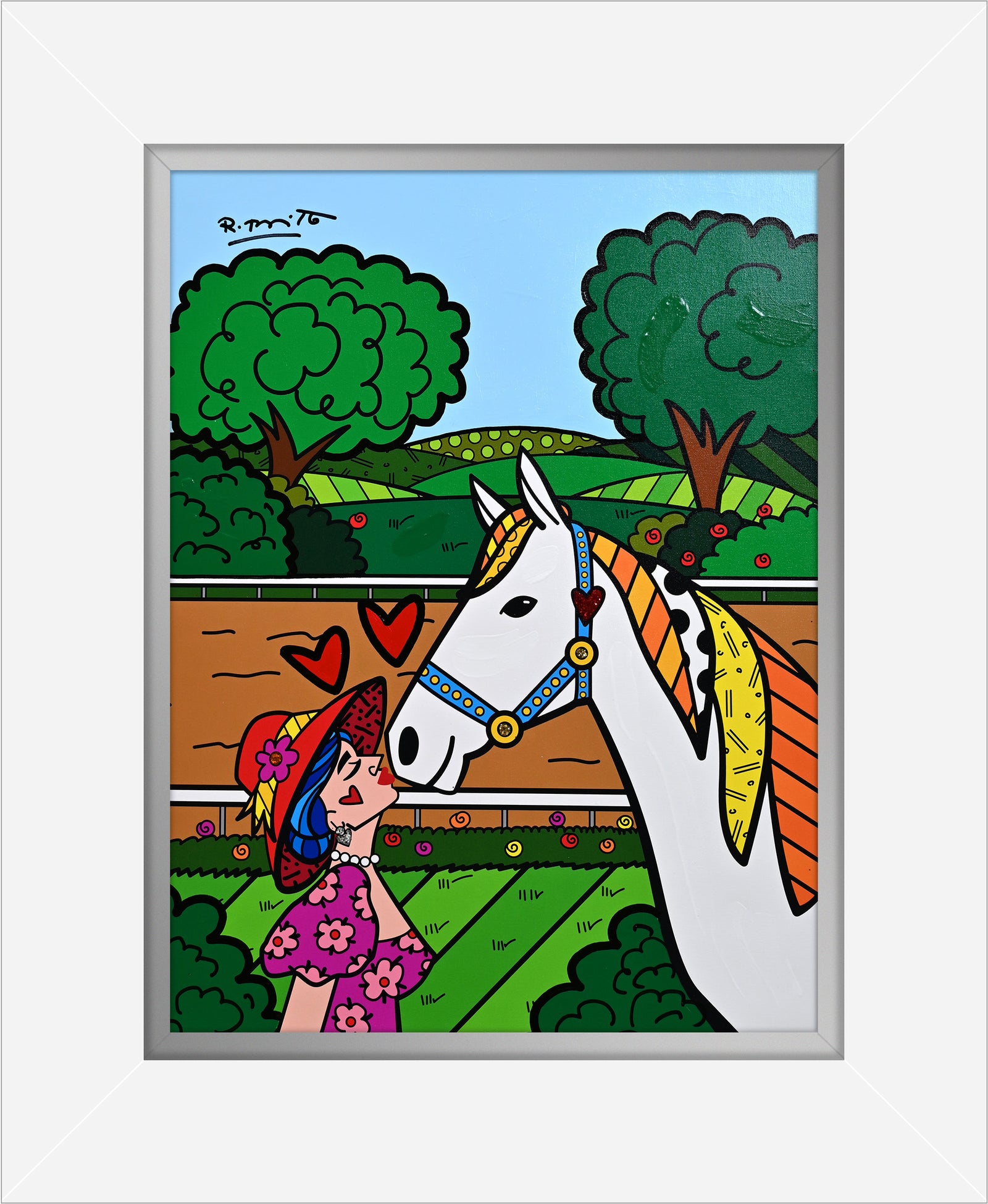 Derby Love - Mixed Media Original