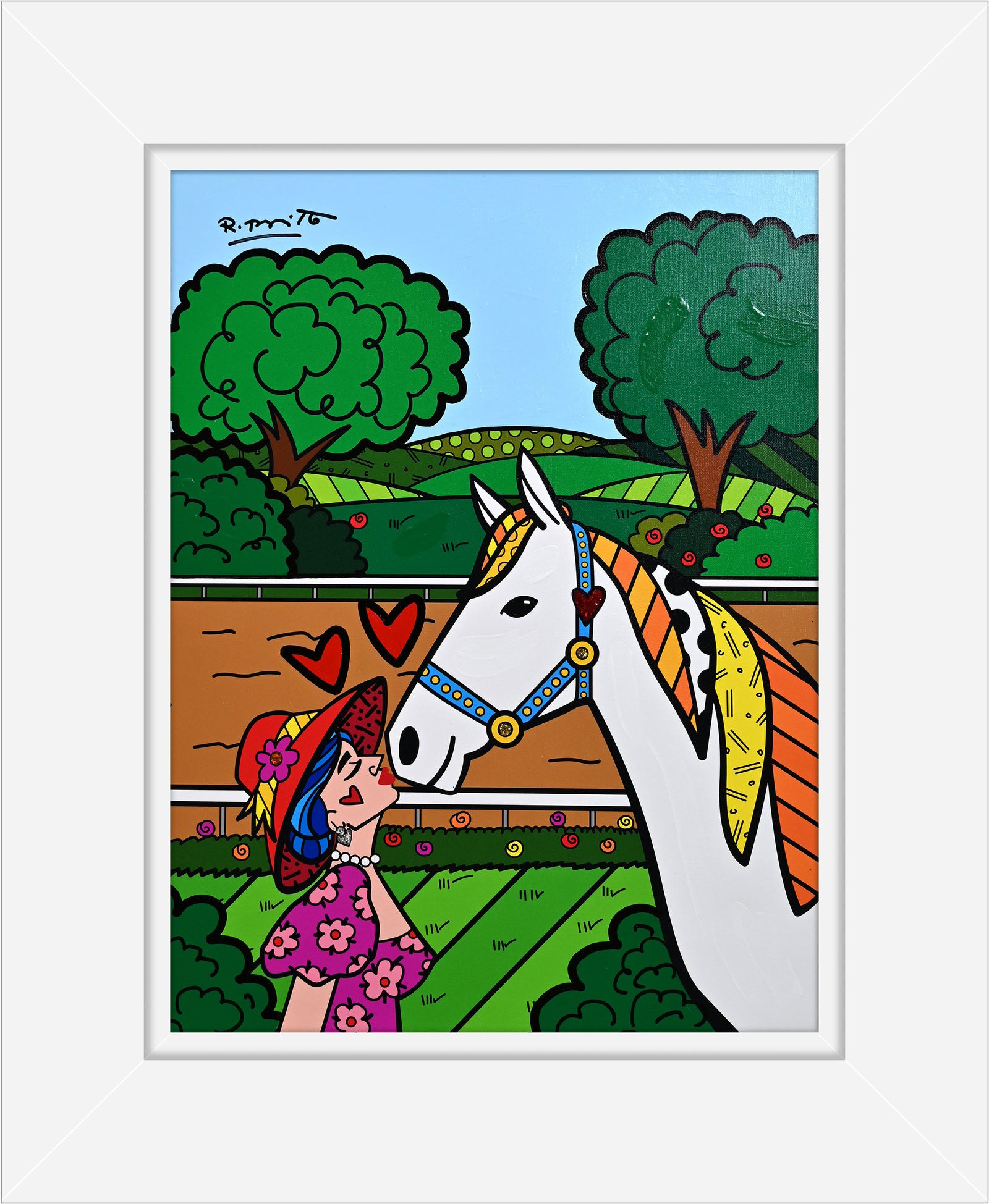 Derby Love - Mixed Media Original