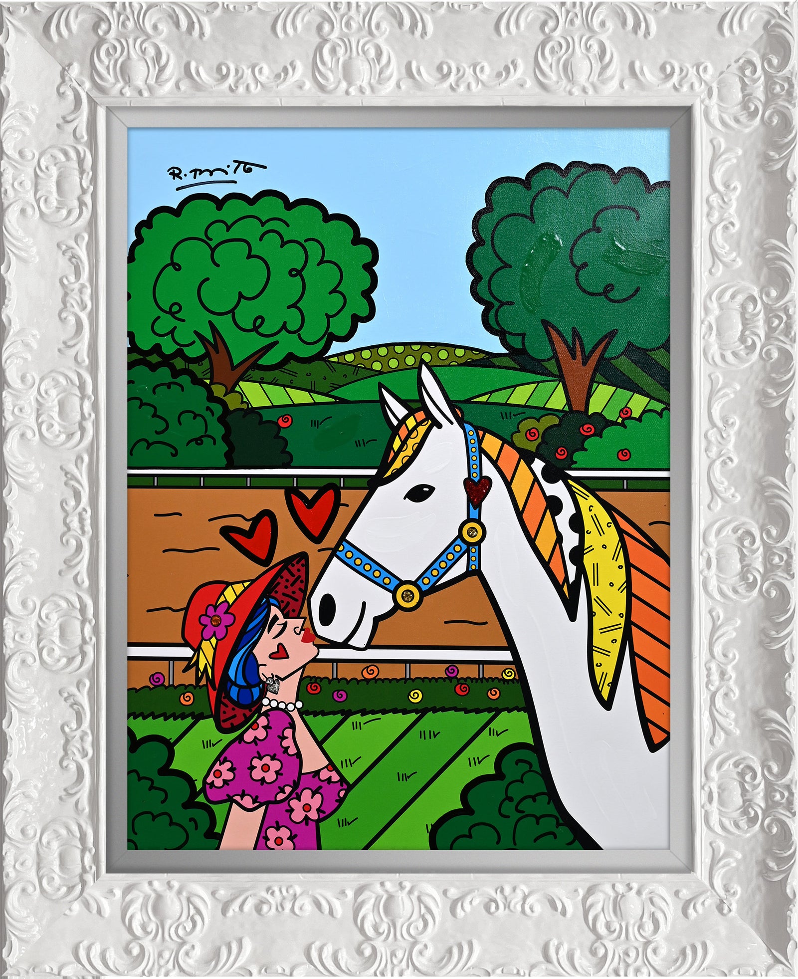 Derby Love - Mixed Media Original