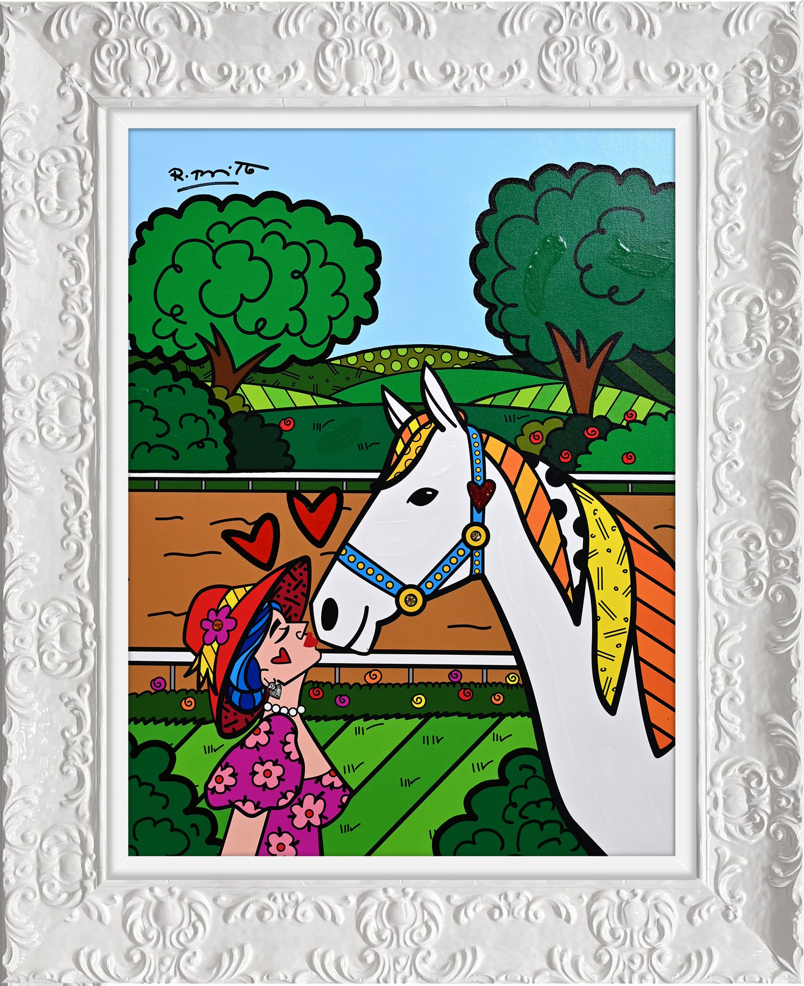 Derby Love - Mixed Media Original