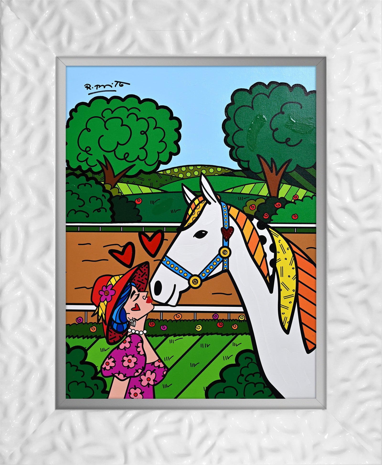 Derby Love - Mixed Media Original