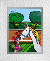 DERBY LOVE -  Mixed Media Original