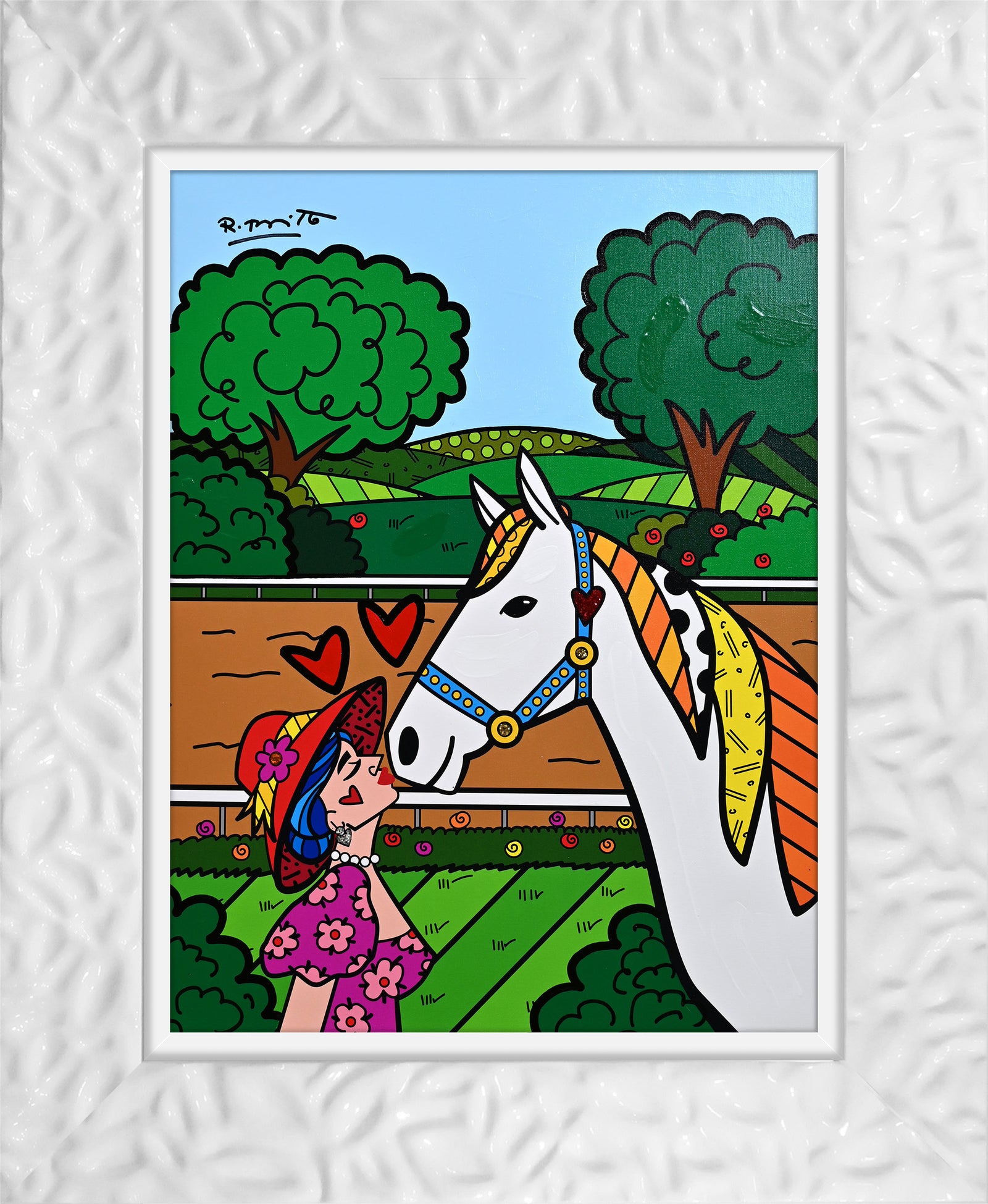 Derby Love - Mixed Media Original