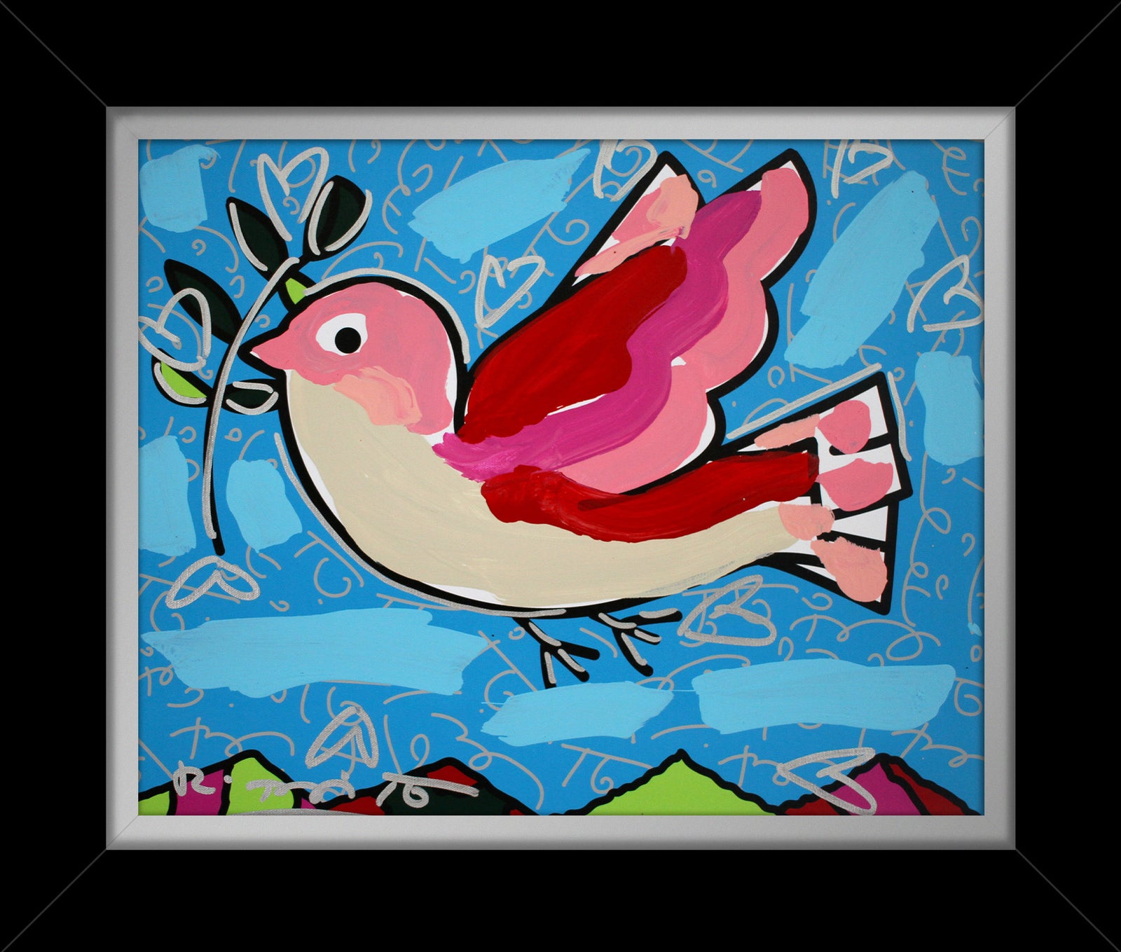 PEACE - Mixed Media Original