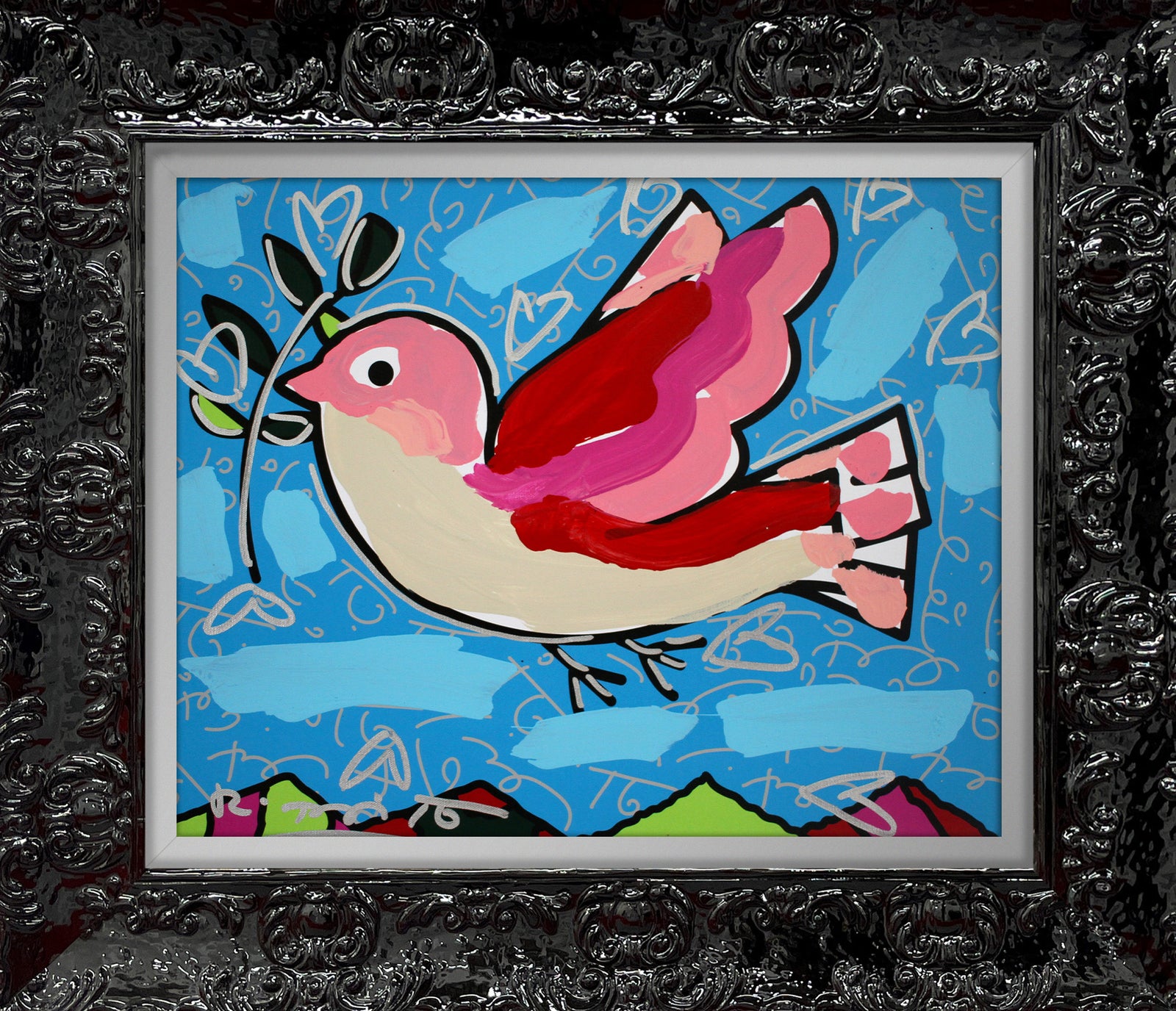 PEACE - Mixed Media Original